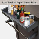 Grill Cart Outdoor with Storage and Wheels by HouseOfZazla