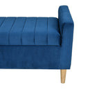 48" Storage Ottoman Bench, Bench with Storage, for Entryway, Bedroom, Living Room