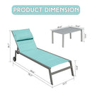 Outdoor Patio Chaise Lounge Set of 3 by HouseOfZazla