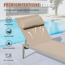 Patio Chaise Lounge Set of 3 with Side Table by HouseOfZazla