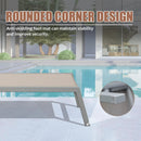 Patio Chaise Lounge Set of 3 with Side Table by HouseOfZazla