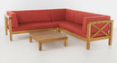 Brava X-Back 4-Piece Sofa Set