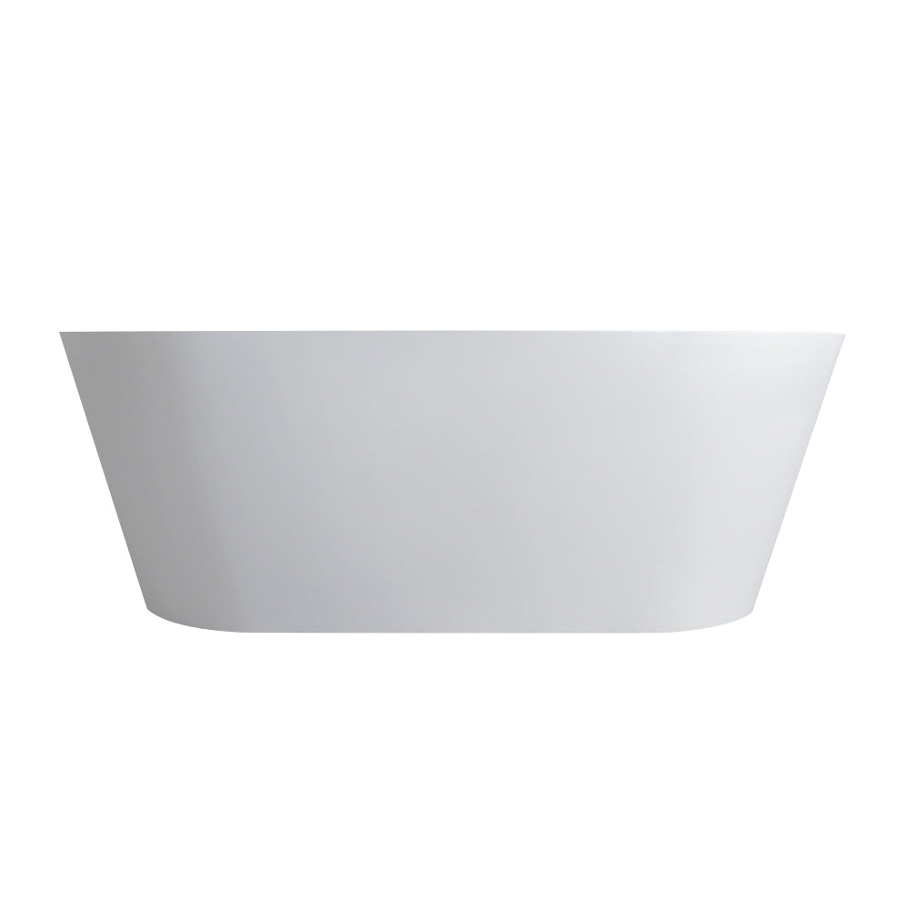 65 Inch Freestanding Solid Surface Soaking Bathtub, photo 5 of 10