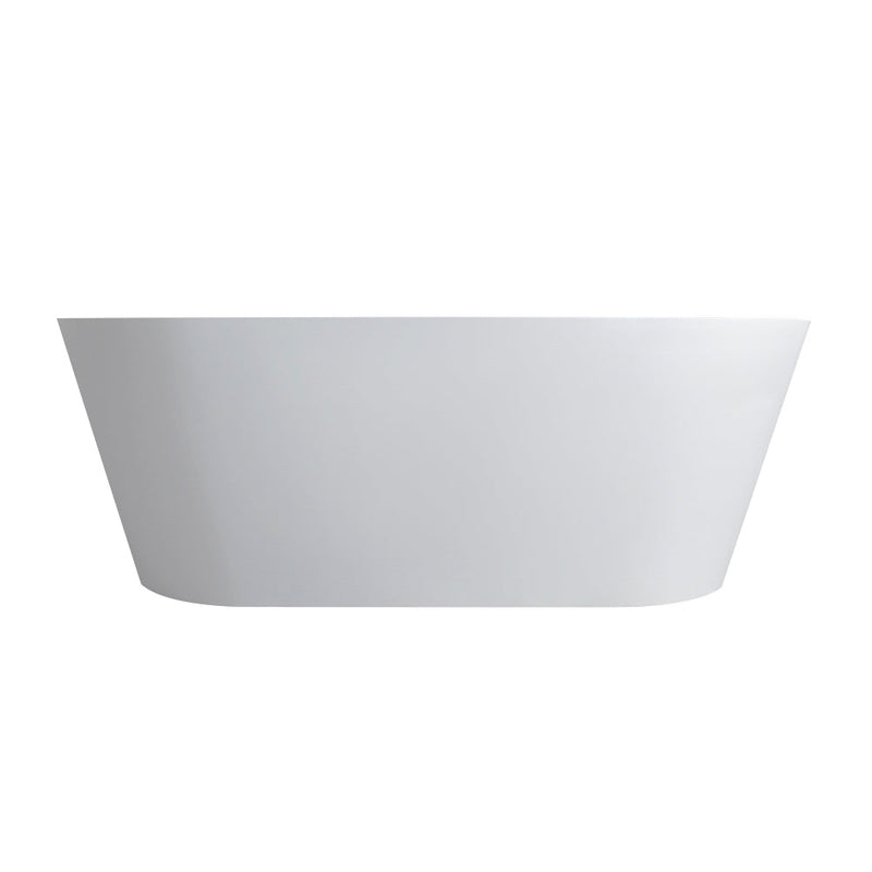 65 Inch Freestanding Solid Surface Soaking Bathtub, photo 5 of 10