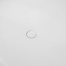 67 Inch Freestanding Solid Surface Soaking Bathtub