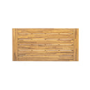 Modern Outdoor Dining Table with Acacia Wood and Teak Finish by HouseOfZazla