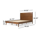 Cohron Solid Wood Platform Bed (Queen) by HouseOfZazla