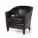 Brown Bonded Leather Club Chair by HouseOfZazla