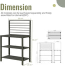 Outdoor Kitchen Island with Storage by HouseOfZazla