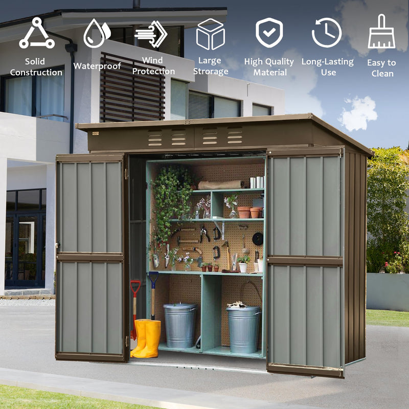 Outdoor Storage Shed 6x4 FT, photo 5 of 7