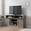 58 Inch TV Stand with Storage Cabinet and Shelves, TV Console Table Entertainment Center for Living Room,Bedroom