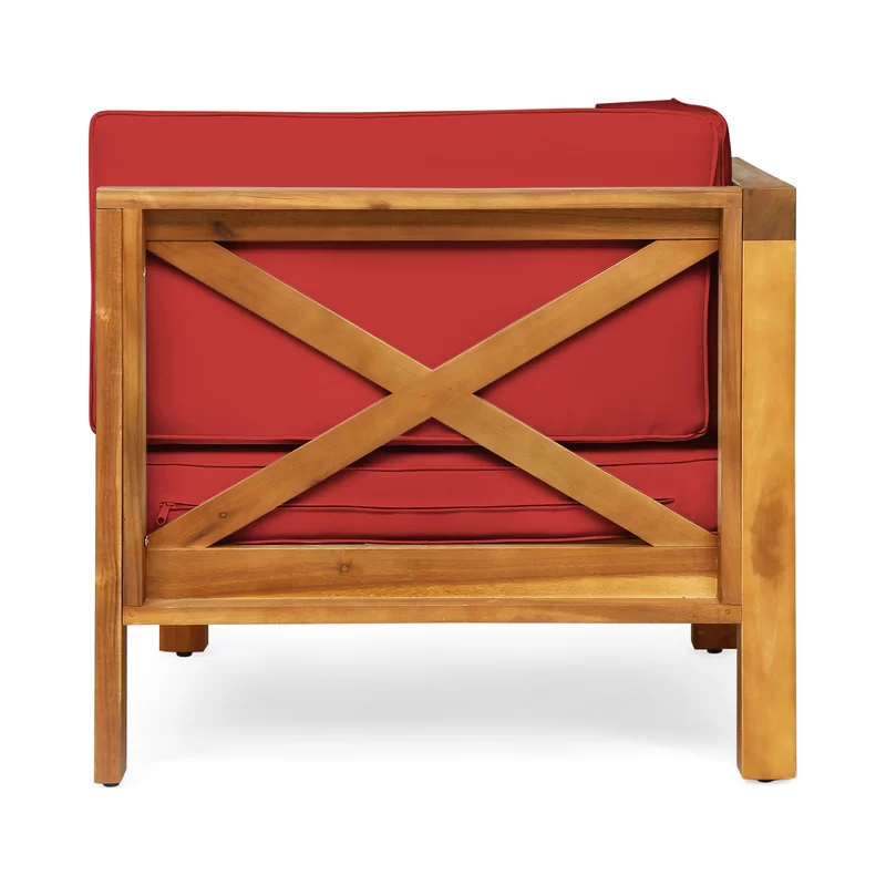 Brava X-Back 3 Seater Outdoor Sectional Sofa Set, photo 5 of 9