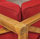 Brava X-Back 3 Seater Outdoor Sectional Sofa Set by HouseOfZazla