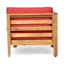 Oana Outdoor Wooden Sectional Set with Cushions by HouseOfZazla