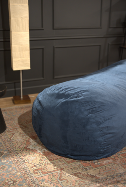 Jasper Traditional 8 Foot Cylindrical Suede Bean Bag, photo 5 of 10