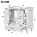 30" Modern Bathroom Vanity with Sink Combo Set