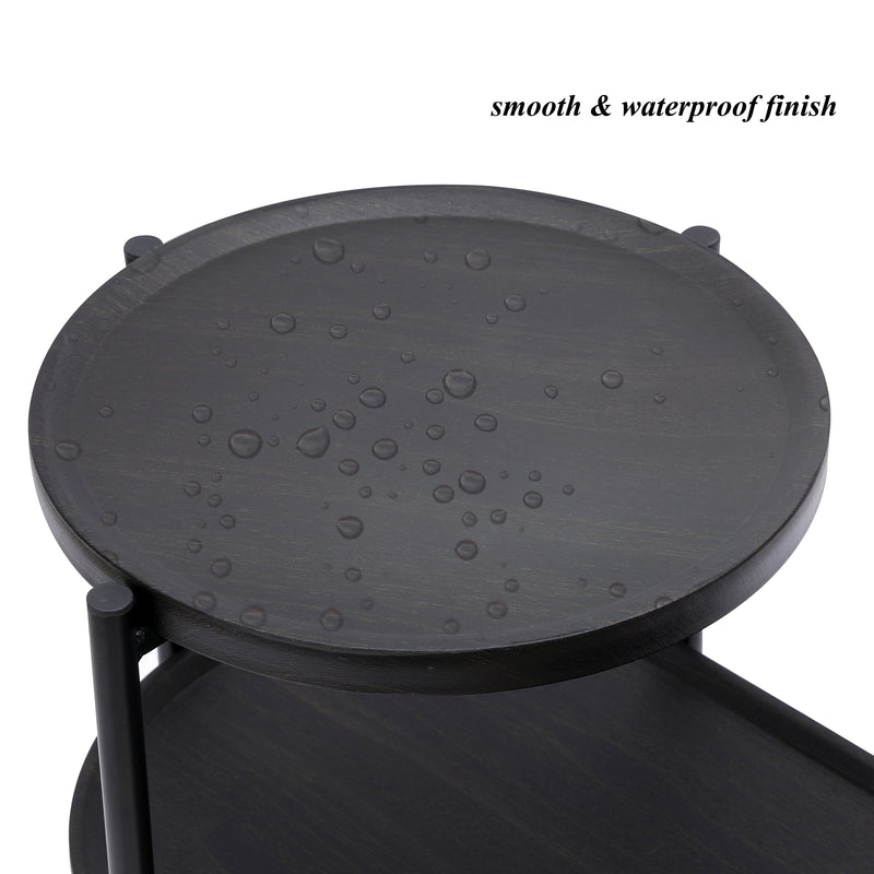 Round Coffee Table with Storage Tray, photo 6 of 10