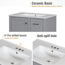 30" Bathroom Vanity with Sink Combo Set
