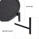 Round Coffee Table with Storage Tray