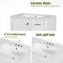 30" Modern Bathroom Vanity with Sink Combo Set