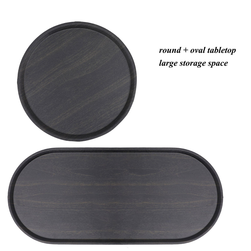 Round Coffee Table with Storage Tray, photo 5 of 10