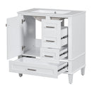 30" Modern Bathroom Vanity with Sink Combo Set