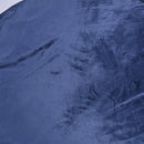 Minky Velvet Bean Bag Chair - Navy 5ft Plush Floor Chair