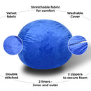 Minky Velvet Bean Bag Chair