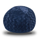 Faux Fur Bean Bag Chair, Navy