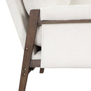 Kelly Mid-Century Modern Velvet Accent Armchair
