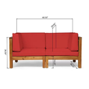 Brava X-Back Loveseat by HouseOfZazla