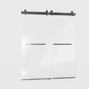 56-60"W x 76"H Frameless Double Sliding Soft-Close Shower Door by HouseOfZazla