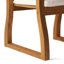 7 Pieces Acacia Wood Outdoor Dining Set