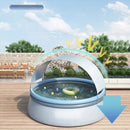 141.73in x 29.92in Outdoor Inflatable Swimming Pool by HouseOfZazla