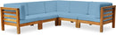 Oana 5-Piece V Shape Sofa Set