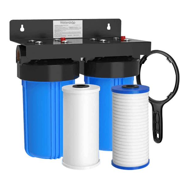 Waterdrop WHF21-PG 5 Micron 2-Stage Whole House Water Filtration System