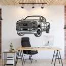 2024 F-250 Platinum Perspective Metal Car Wall Art  - MT1271