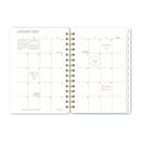 2025 Shroom Silhouettes Agatha Monthly Planner | Spiral Diary Journal Notebook | 5.75"w × 8.25