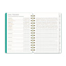 2025 Shroom Silhouettes Agatha Monthly Planner | Spiral Diary Journal Notebook | 5.75"w × 8.25