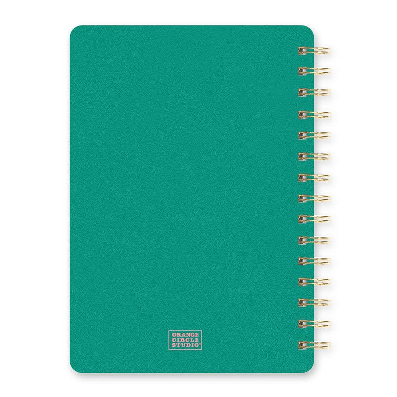 2025 Shroom Silhouettes Agatha Monthly Planner | Spiral Diary Journal Notebook | 5.75"w × 8.25