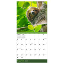 2025 Sloths Wall Calendar | Don't Hurry Be Happy Giftable Hanging 12 Month Calendar