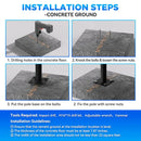 1500W solar street light with 20ft /16ft pole