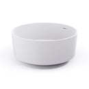 49 Inch Round Shape Freestanding Solid Surface Soaking Bathtub