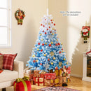 2025 New Artificial Christmas Tree with 456 Branch Tips and Folding Metal Stand by LJGDeals