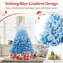 2025 New Artificial Christmas Tree with 456 Branch Tips and Folding Metal Stand by LJGDeals