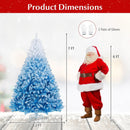 2025 New Artificial Christmas Tree with 456 Branch Tips and Folding Metal Stand by LJGDeals