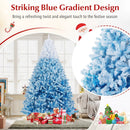 2025 New Artificial Christmas Tree with 456 Branch Tips and Folding Metal Stand by LJGDeals