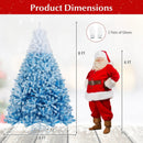 2025 New Artificial Christmas Tree with 456 Branch Tips and Folding Metal Stand by LJGDeals