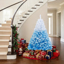 2025 New Artificial Christmas Tree with 456 Branch Tips and Folding Metal Stand by LJGDeals