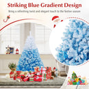 2025 New Artificial Christmas Tree with 456 Branch Tips and Folding Metal Stand by LJGDeals